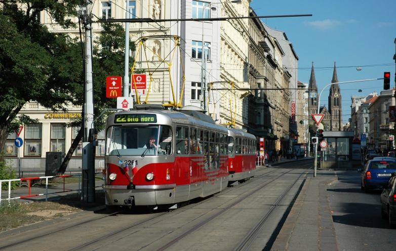 Прага, Tatra T3R.PLF № 8261
