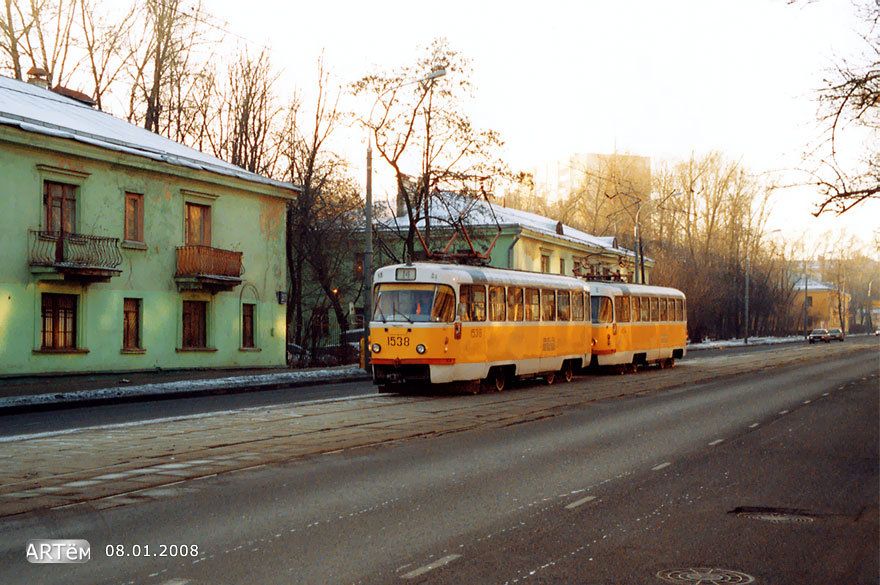Moskva, Tatra T3SU Br. 1538; Moskva, Tatra T3SU Br. 1494 Moskva, Tatra T3SU Br. 1538; Moskva, Tatra T3SU Br. 1494