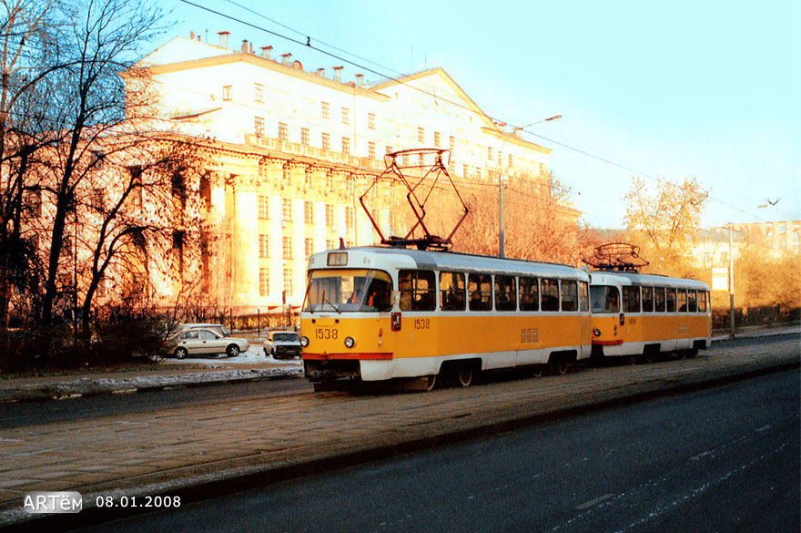 Москва, Tatra T3SU № 1538 Москва, Tatra T3SU № 1538