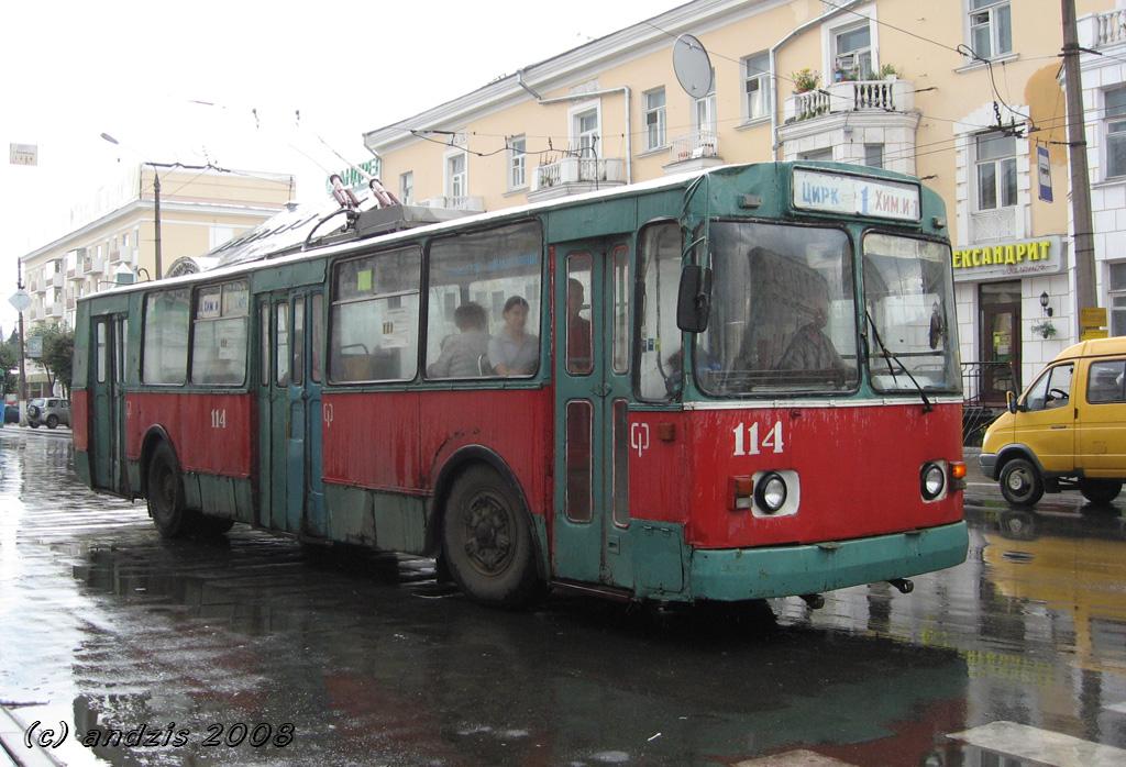 Тверь, ЗиУ-682В-012 [В0А] № 114; Тверь — Троллейбусные линии: Центральный район