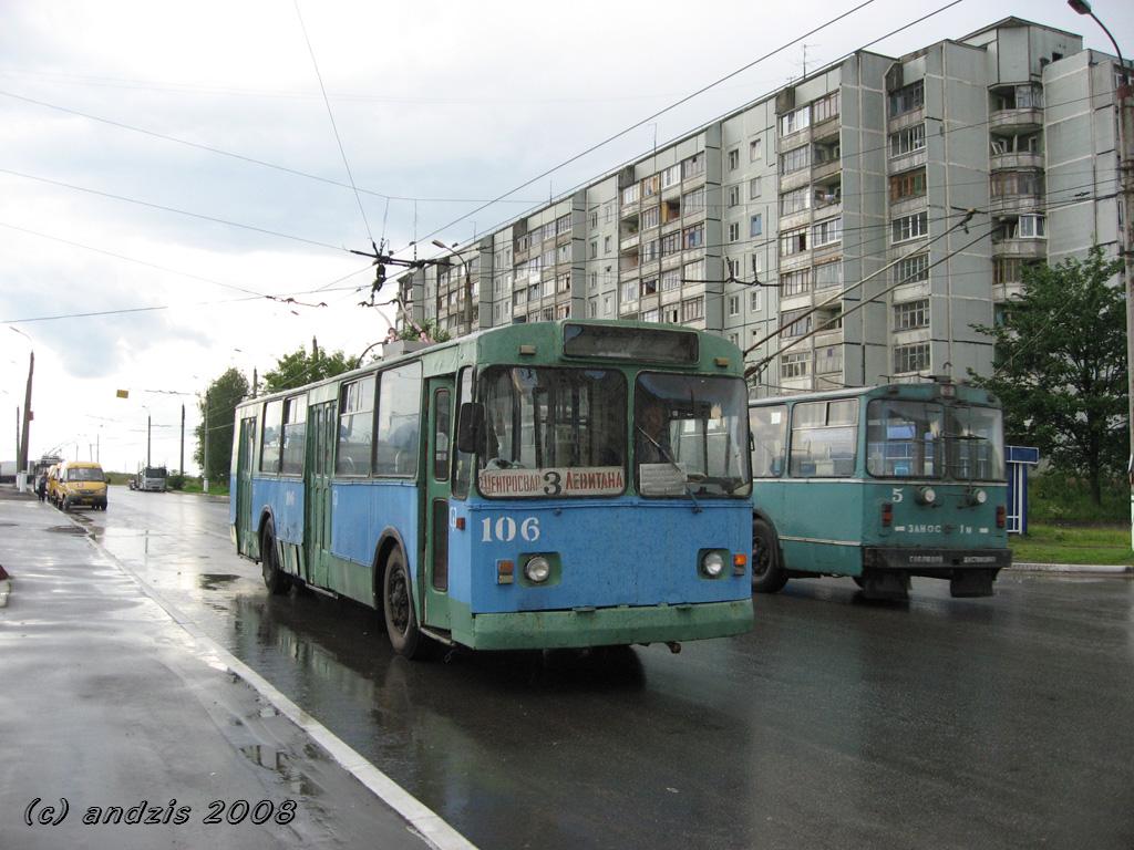 Tver, ZiU-682V-012 [V0A] № 106; Tver, ZiU-683B [B00] № 5; Tver — Trolleybus terminals and turning rings