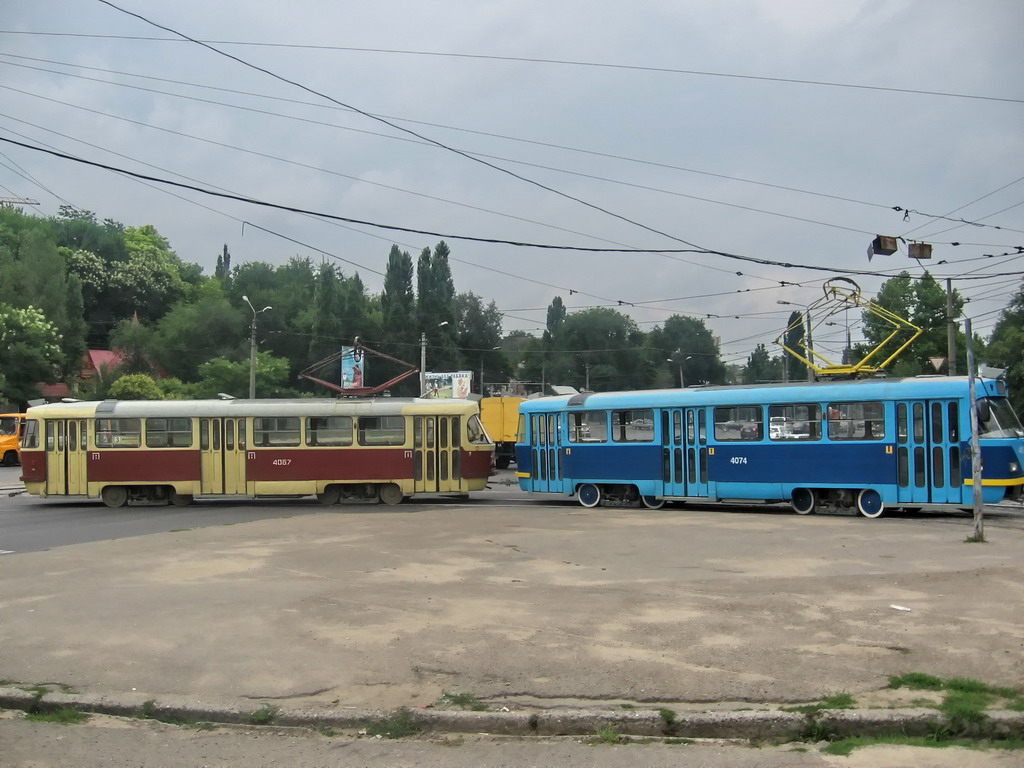 Одесса, Tatra T3SU № 4067; Одесса, Tatra T3SU № 4074