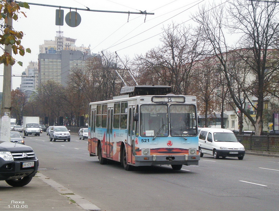 Kyjev, YMZ T2 č. 521