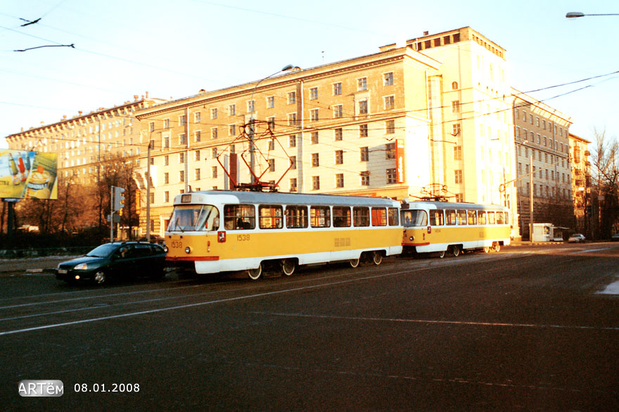 Москва, Tatra T3SU № 1538 Москва, Tatra T3SU № 1538