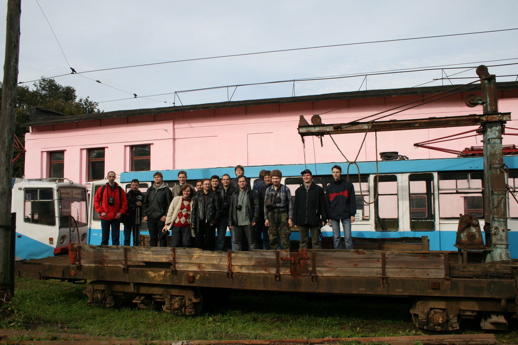 Noginsk, 4-axle trailer car № б/н; Noginsk — September 28, 2008
