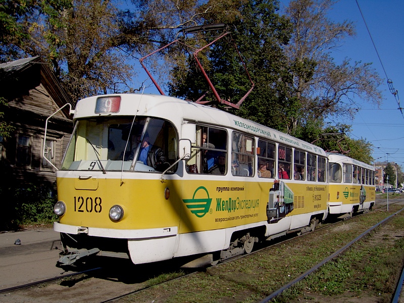 Ижевск, Tatra T3SU № 1208