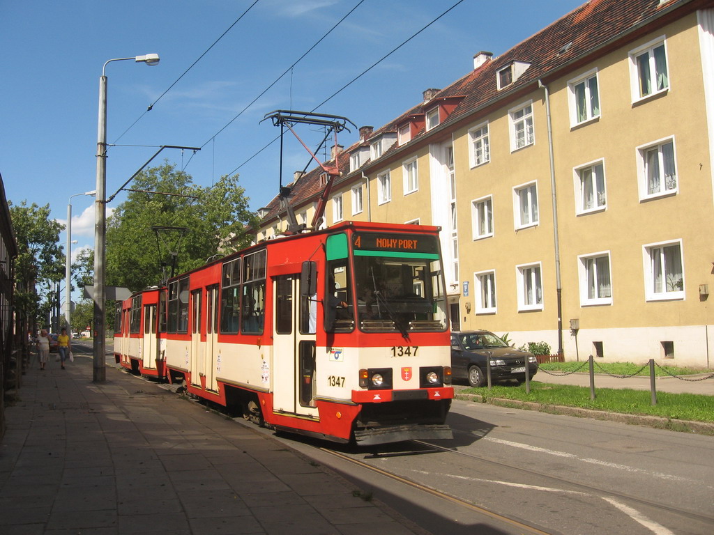 Гданьск, Konstal 105Na № 1347