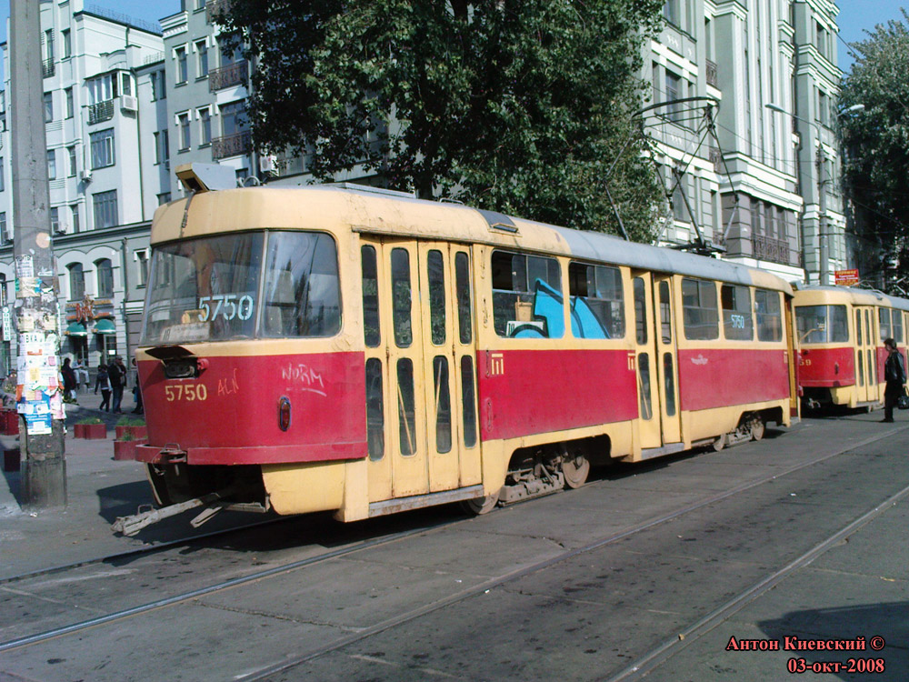 Киев, Tatra T3SU № 5750