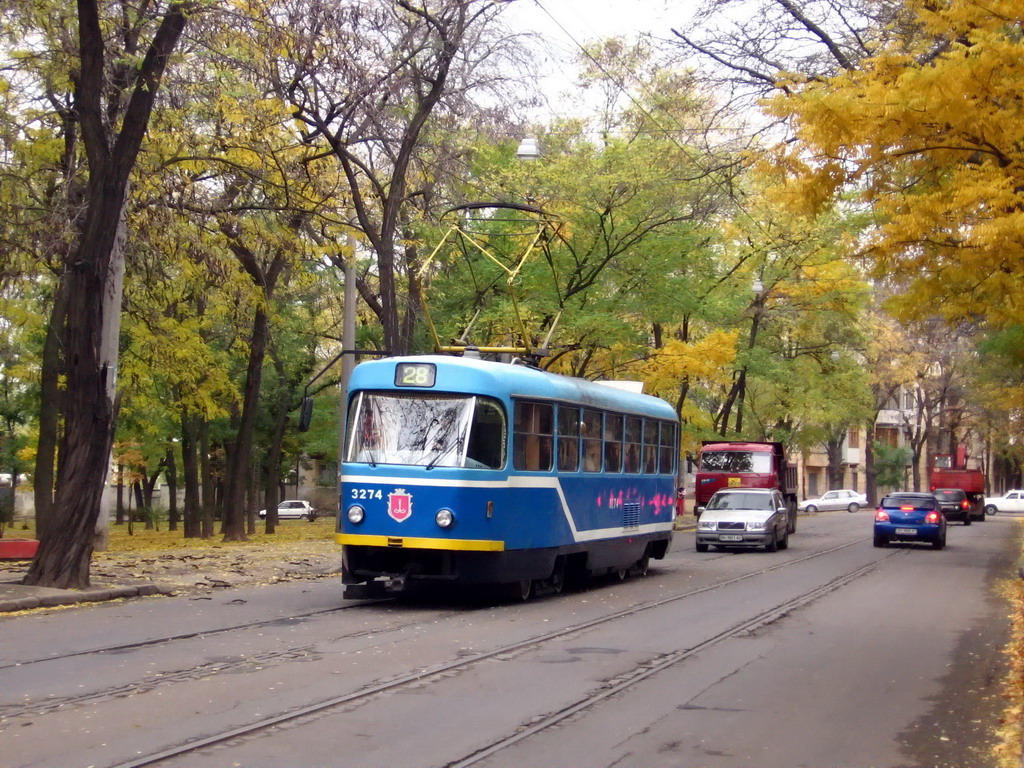 Одесса, Tatra T3R.P № 3274