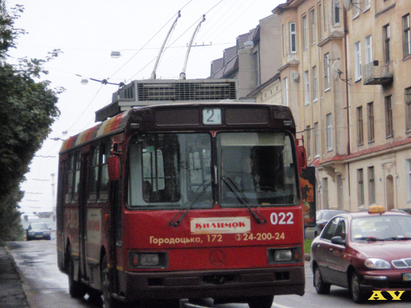 Львов, ЛАЗ-52522 № 022