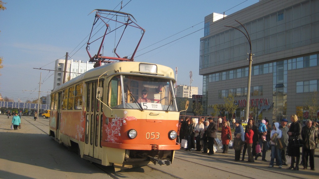 Екатеринбург, Tatra T3SU (двухдверная) № 053