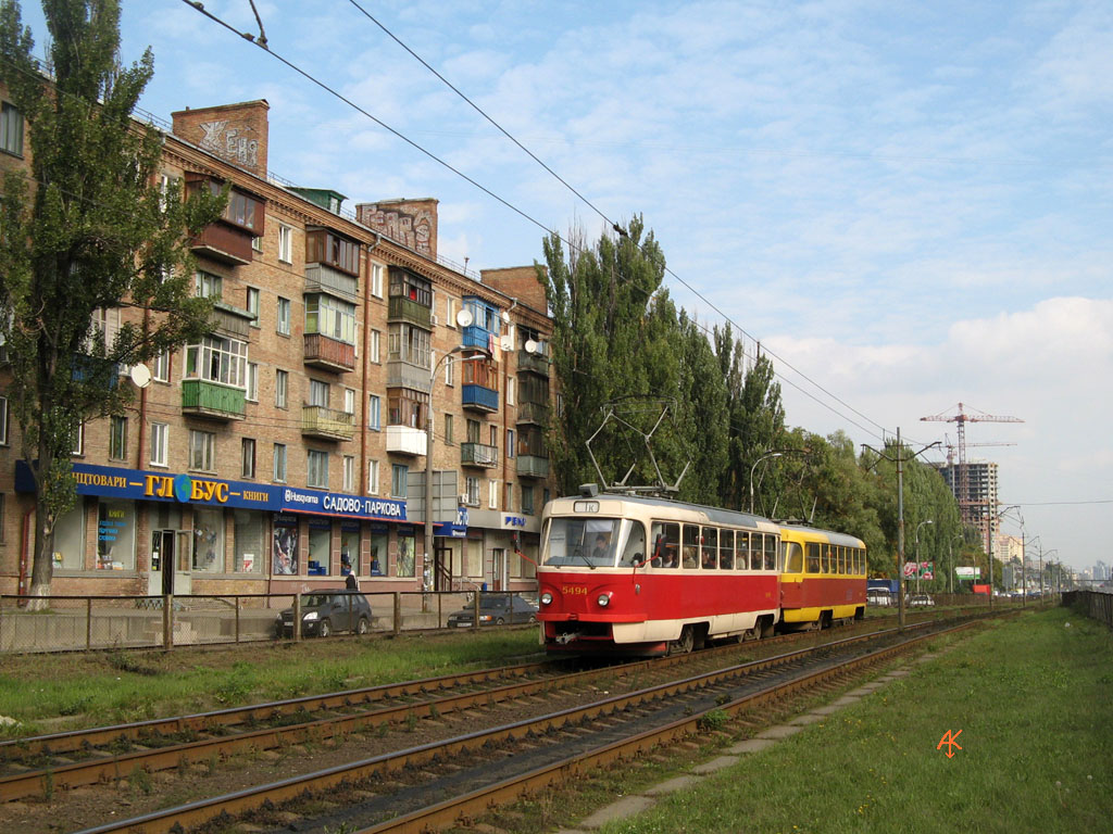 Киев, Tatra T3SU № 5494