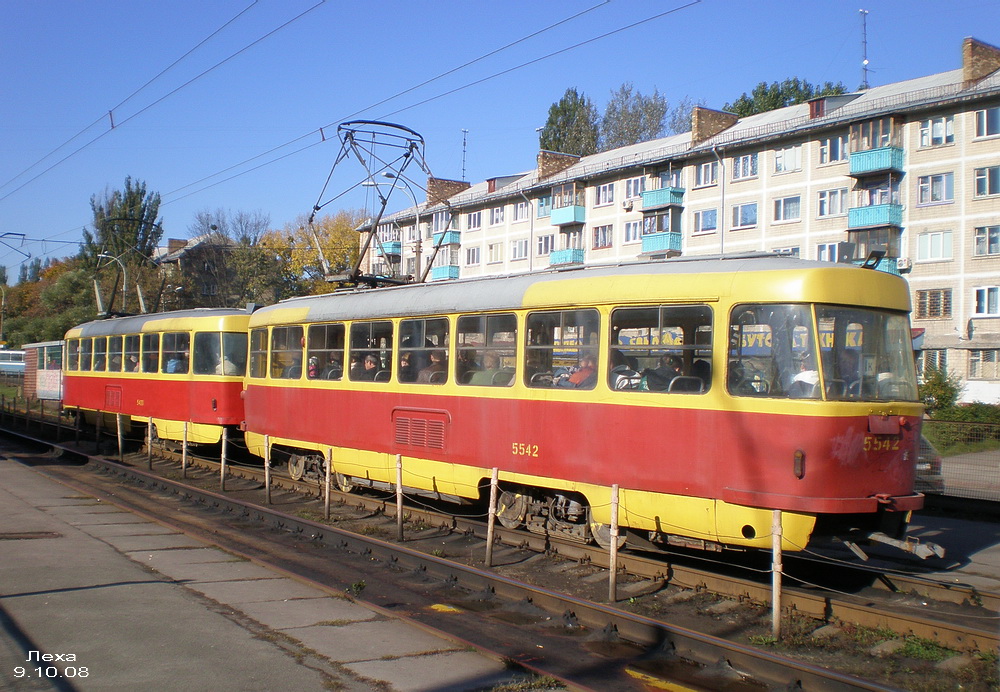 Киев, Tatra T3SU № 5542