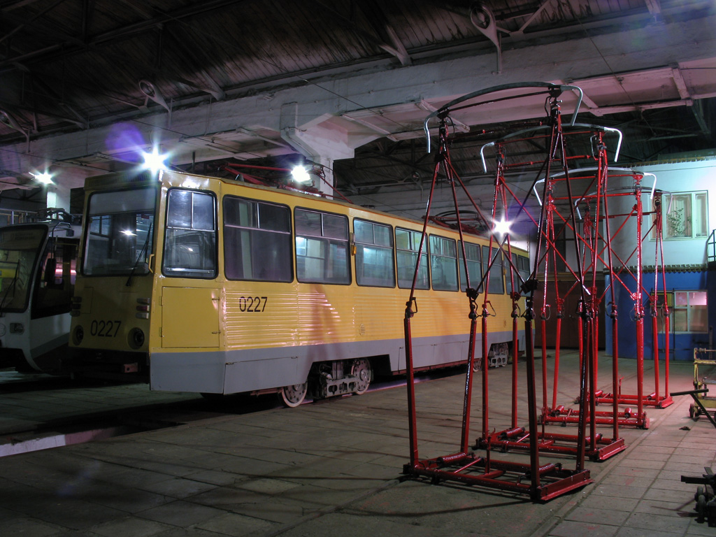 Москва, РШМв-1 № 0227; Москва — Трамвайные депо: [2] имени Н. Э. Баумана