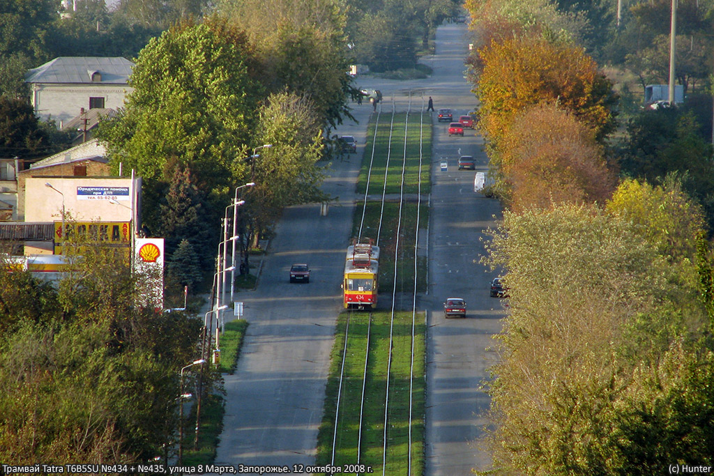 Запорожье, Tatra T6B5SU № 434