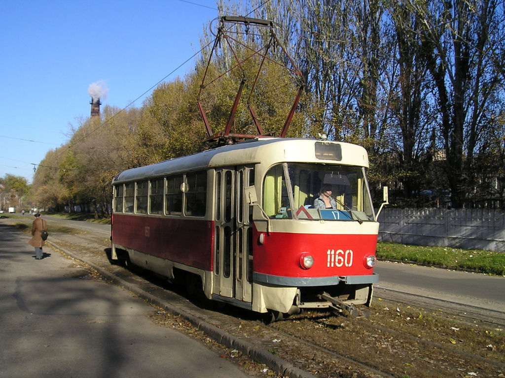 Днепр, Tatra T3SU (двухдверная) № 1160
