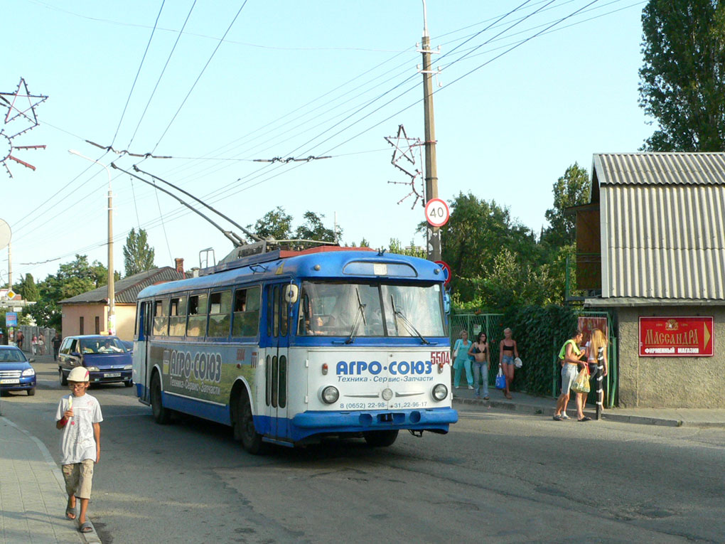 Крымский троллейбус, Škoda 9Tr19 № 5504