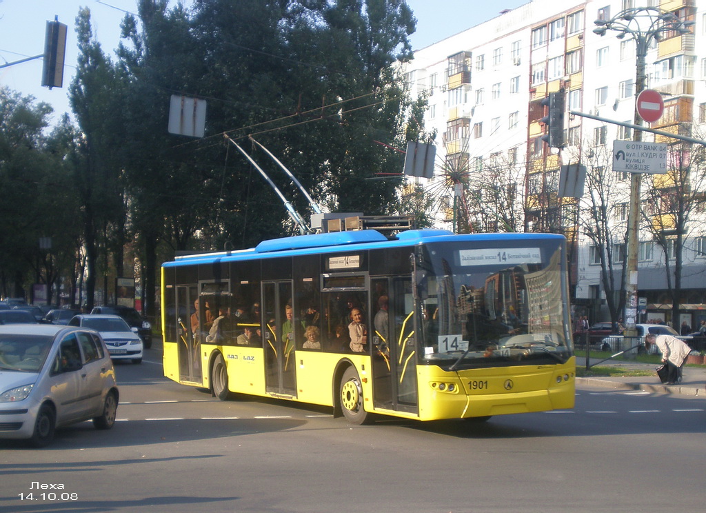 Киев, ЛАЗ E183D1 № 1901 Киев, ЛАЗ E183D1 № 1901