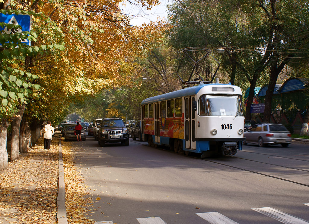 Алматы, Tatra T4D № 1045