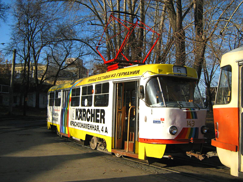 Екатеринбург, Tatra T3SU № 143