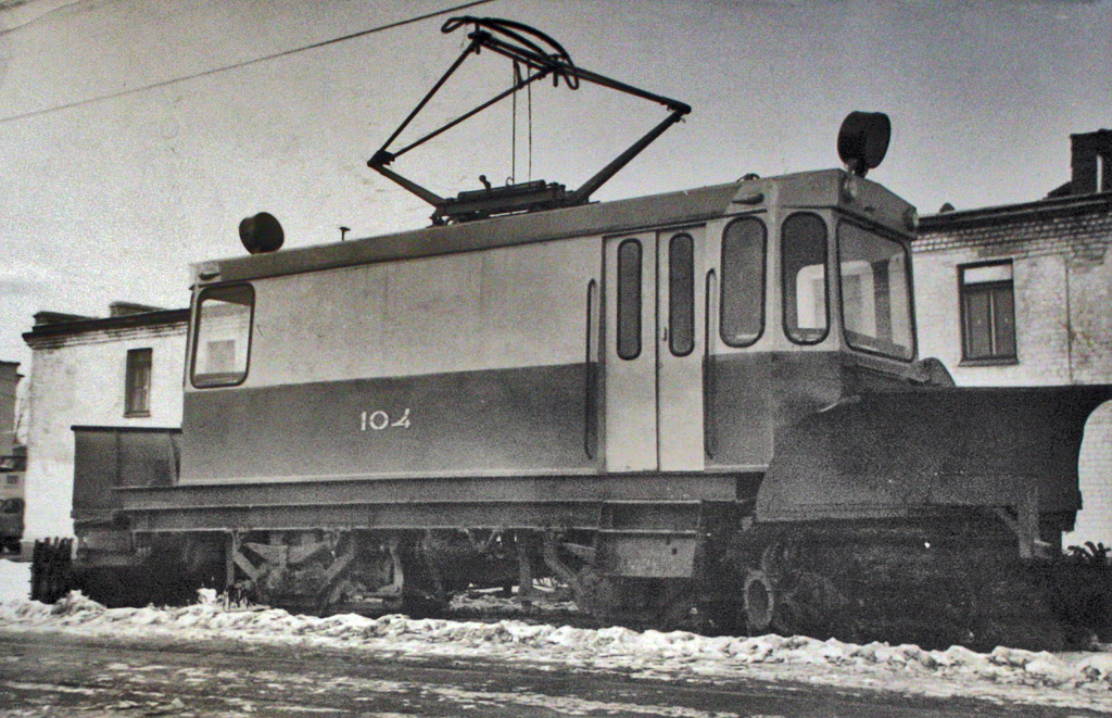 Орёл, ТС-1 № 104; Орёл — Исторические фотографии [1946-1991]; Орёл — Трамвайное депо им. Ю. Витаса