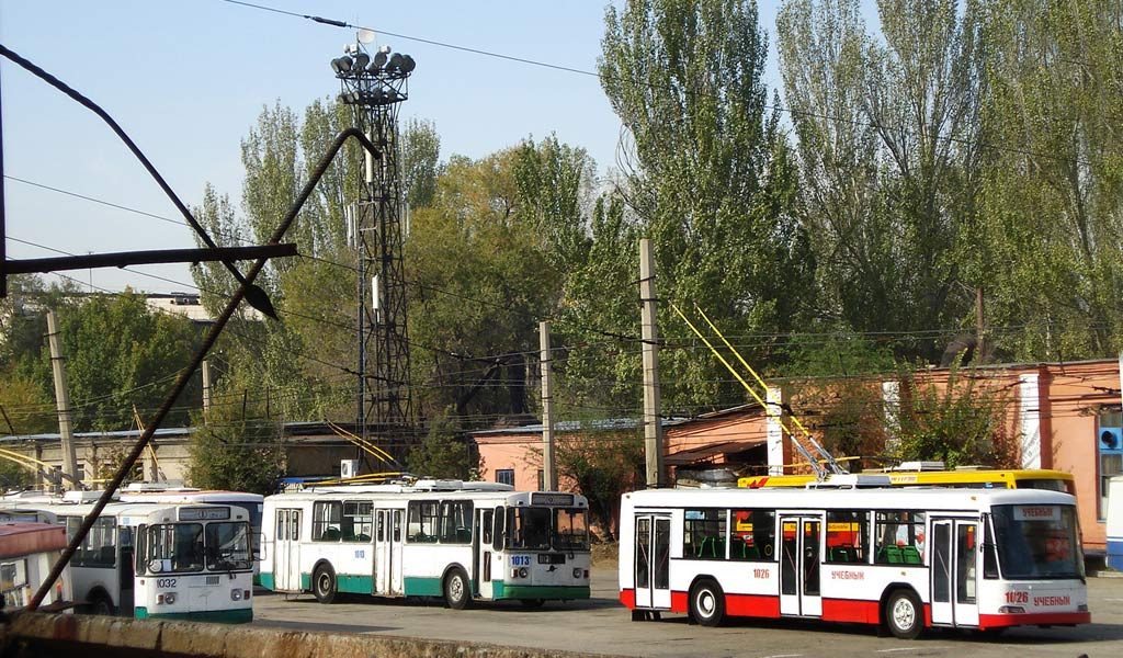 Алматы, ТП KAZ 398 № 1026; Алматы, ЗиУ-682Г-012 [Г0А] № 1032; Алматы, ЗиУ-682Г-018 [Г0Р] № 1013