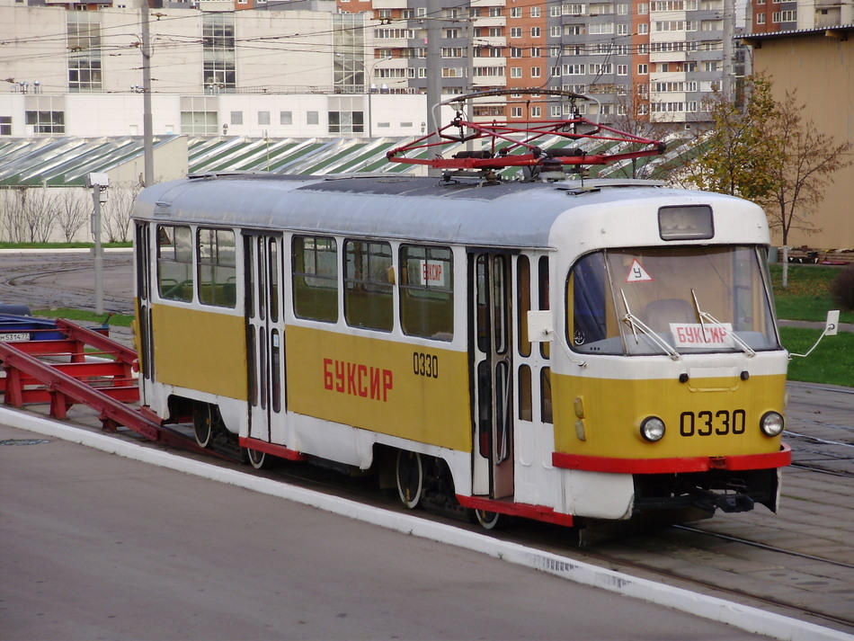Москва, Tatra T3SU № 0330