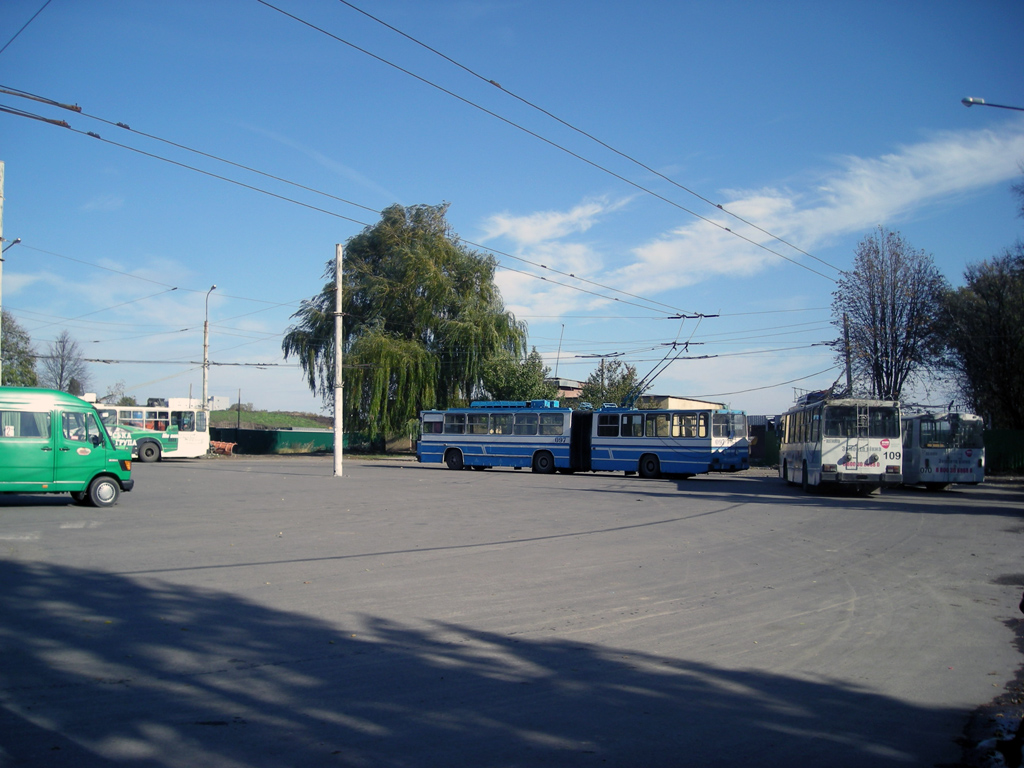 Белая Церковь, ЮМЗ Т1 № 097; Белая Церковь, ЮМЗ Т2 № 109; Белая Церковь — Разные фотографии Белая Церковь, ЮМЗ Т1 № 097; Белая Церковь, ЮМЗ Т2 № 109; Белая Церковь — Разные фотографии