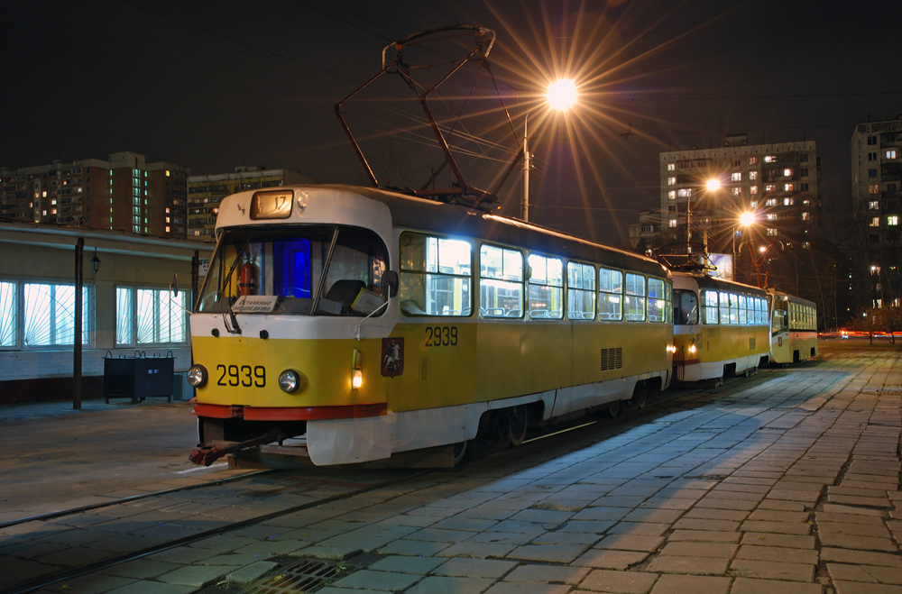 Москва, Tatra T3SU № 2939