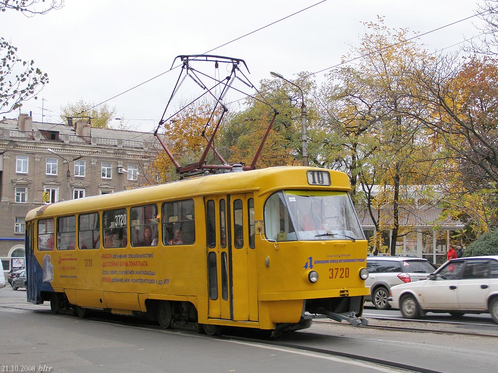 Донецк, Tatra T3SU (двухдверная) № 3720