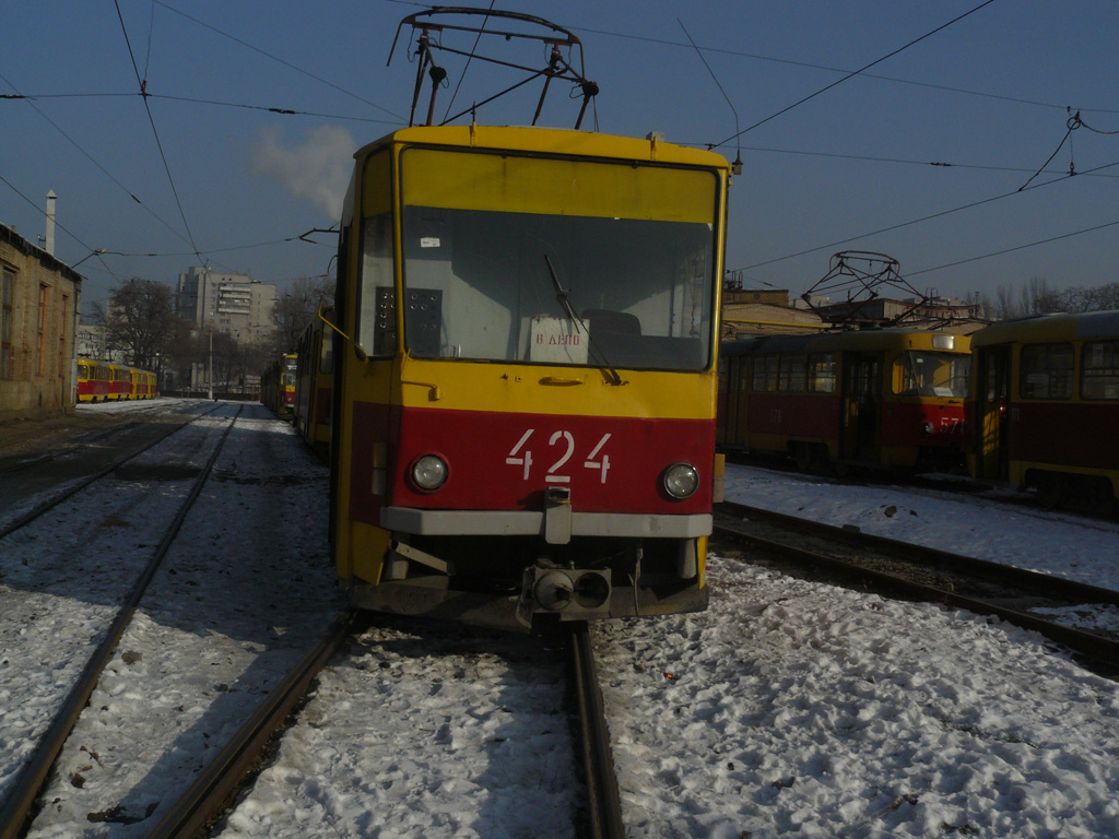 Запорожье, Tatra T6B5SU № 424