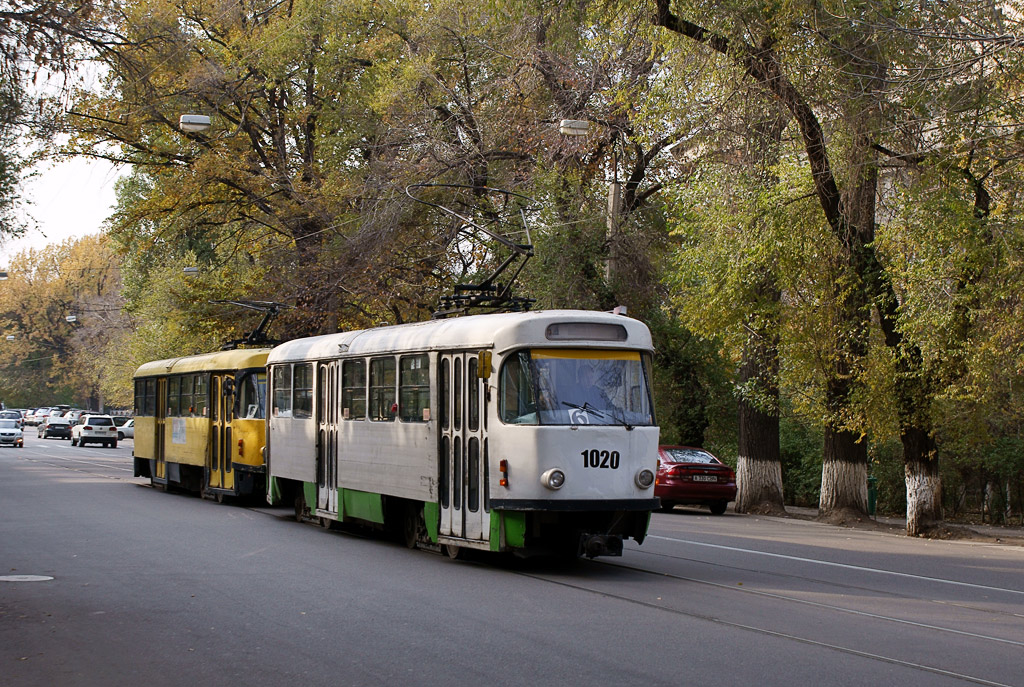 Алматы, Tatra T3D № 1020