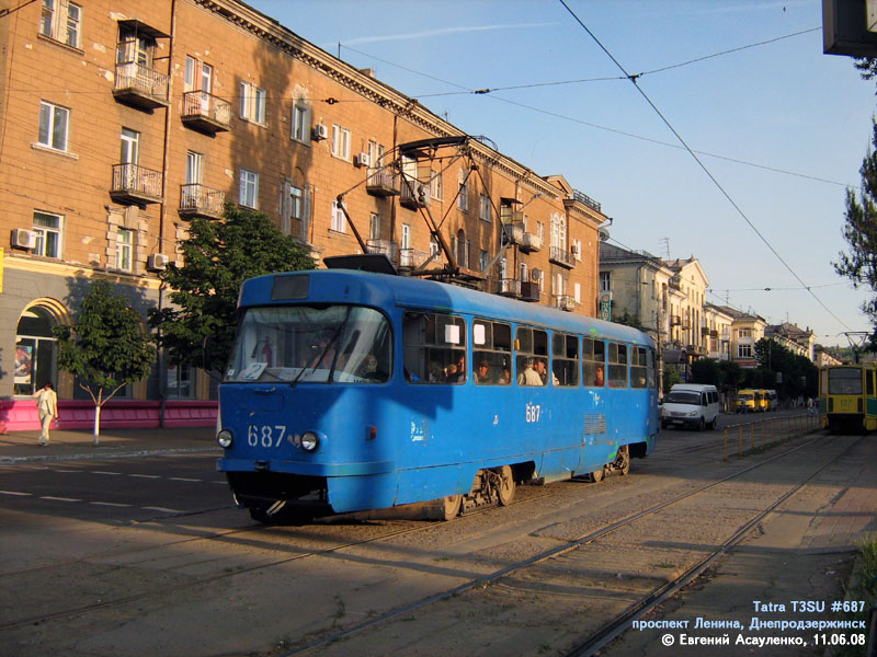 Каменское, Tatra T3SU № 687