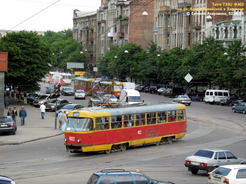 Харків, Tatra T3SU № 402