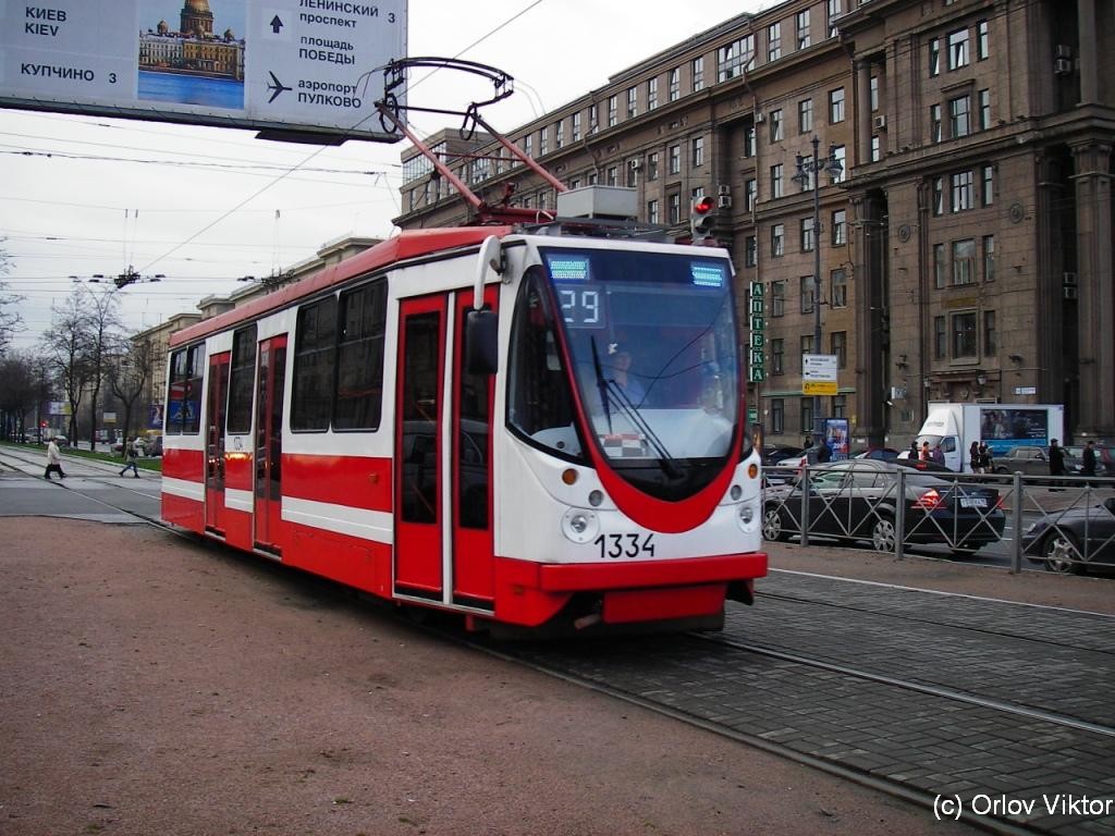 Санкт-Пецярбург, 71-134А (ЛМ-99АВН) № 1334 Санкт-Пецярбург, 71-134А (ЛМ-99АВН) № 1334