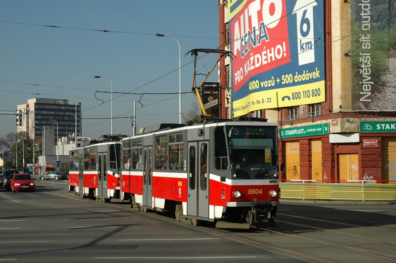 Прага, Tatra T6A5 № 8604 Прага, Tatra T6A5 № 8604