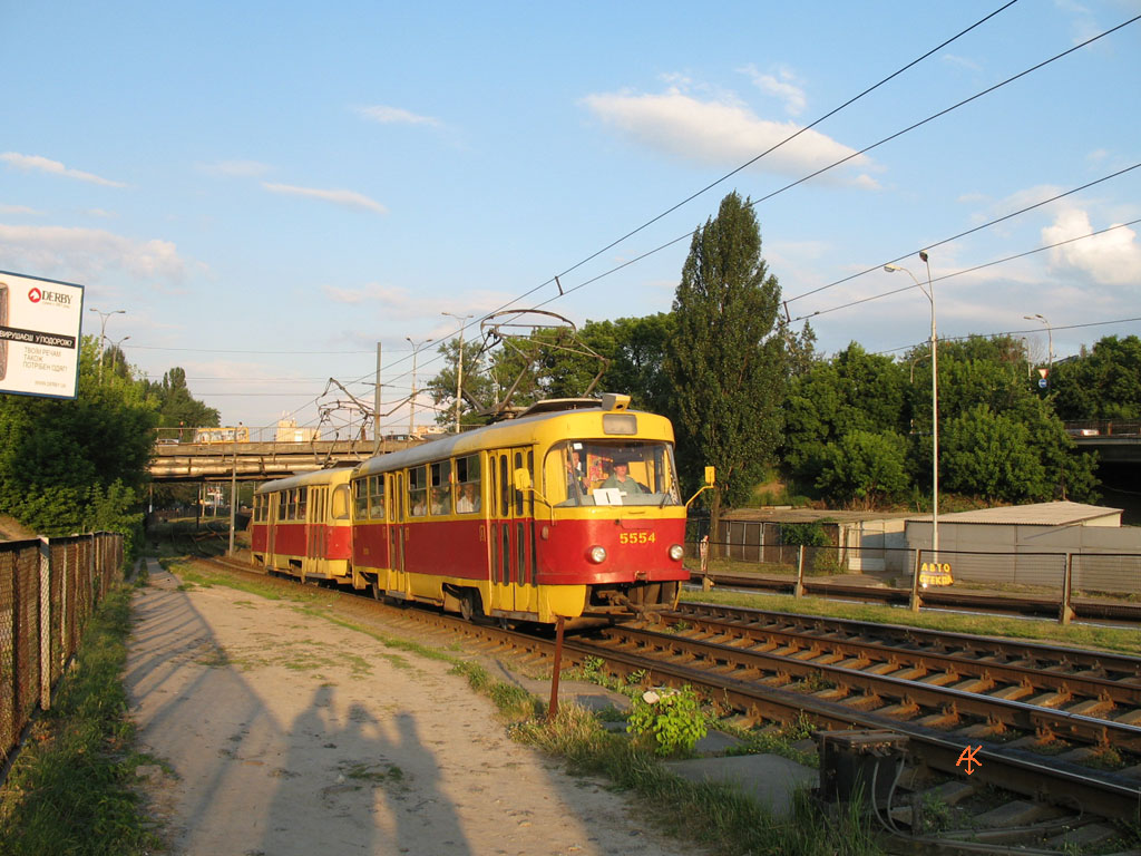 Киев, Tatra T3SU № 5554