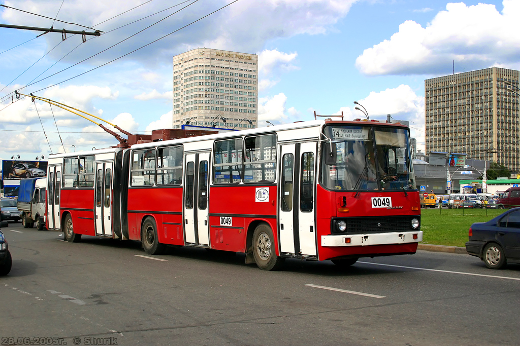 Москва, Ikarus 280T № 0049
