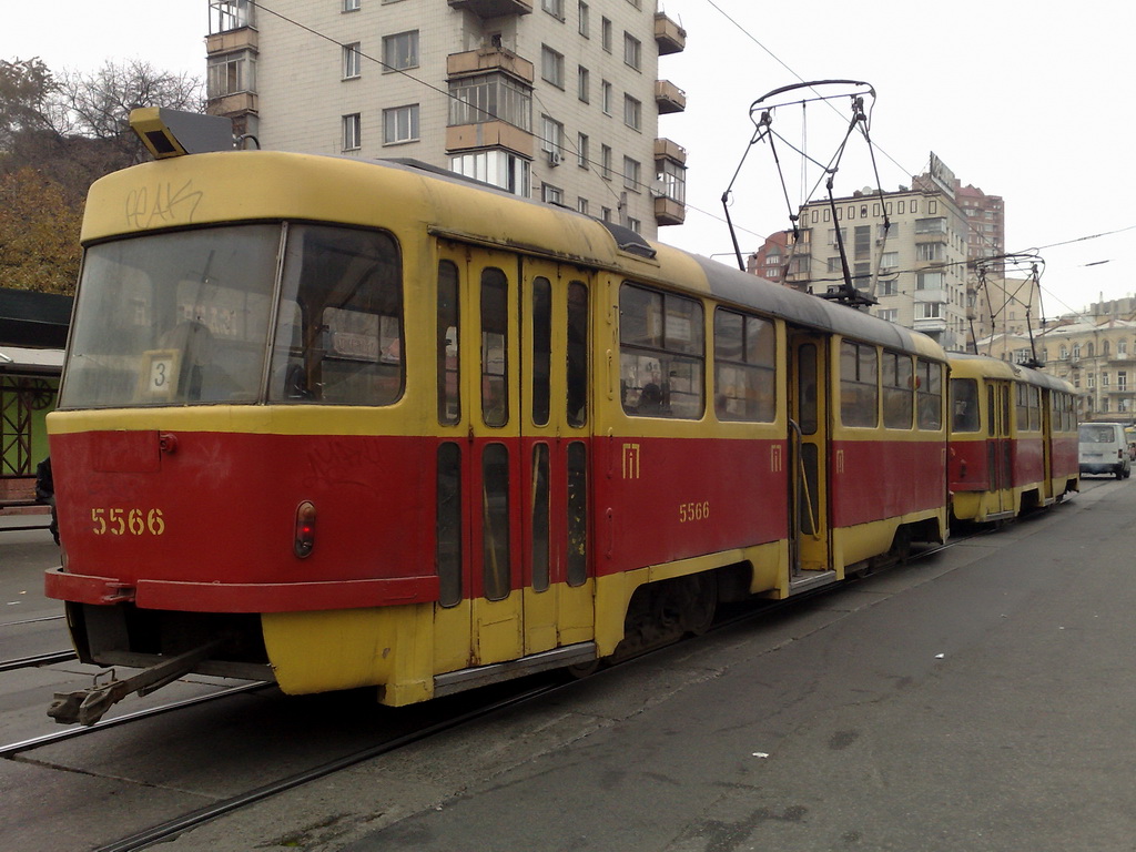 Kiev, Tatra T3SU Nr. 5566