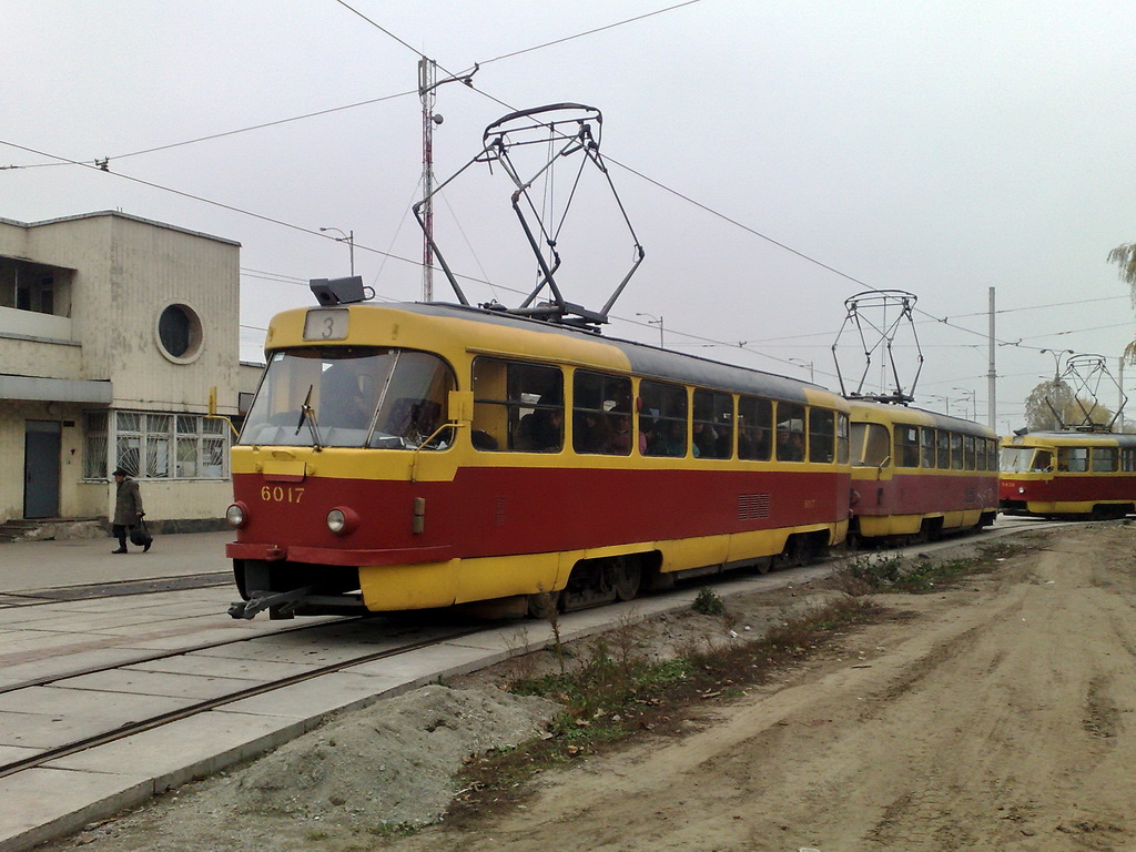 Киев, Tatra T3SU № 6017