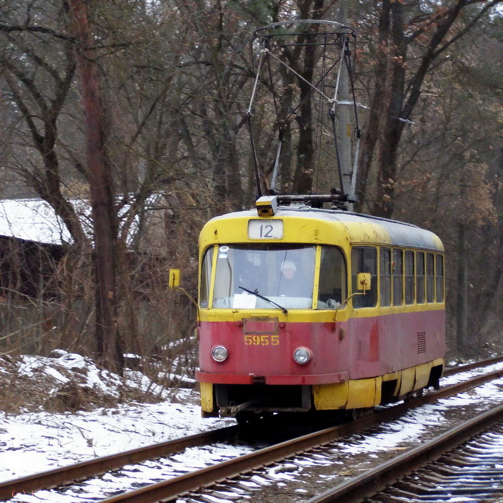 Киев, Tatra T3SU № 5955
