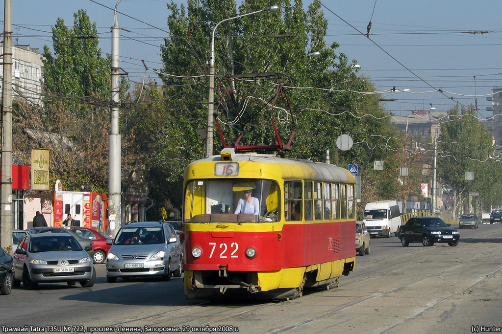 Запорожье, Tatra T3SU № 722