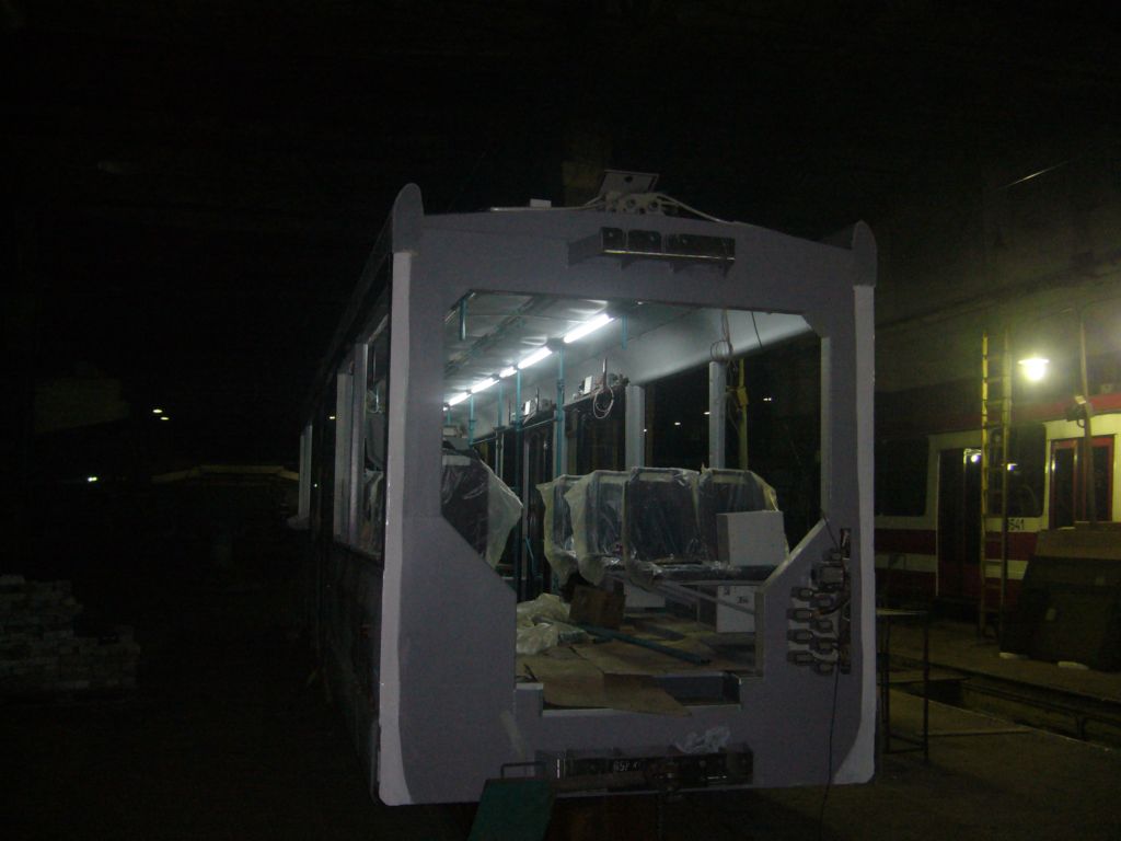 Volgograd, 71-154 (LVS-2009) Br. 5838; Saint-Petersburg — Building and testing of LVS-2009 (71-754) for Volgograd