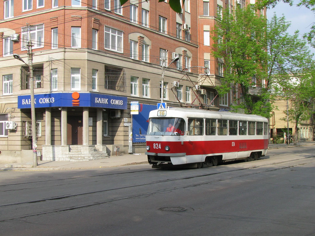 Самара, Tatra T3SU № 824