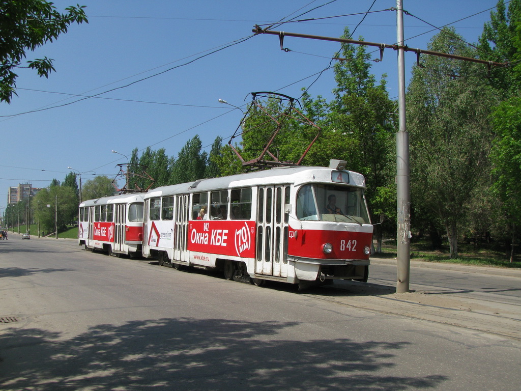 Самара, Tatra T3SU № 842