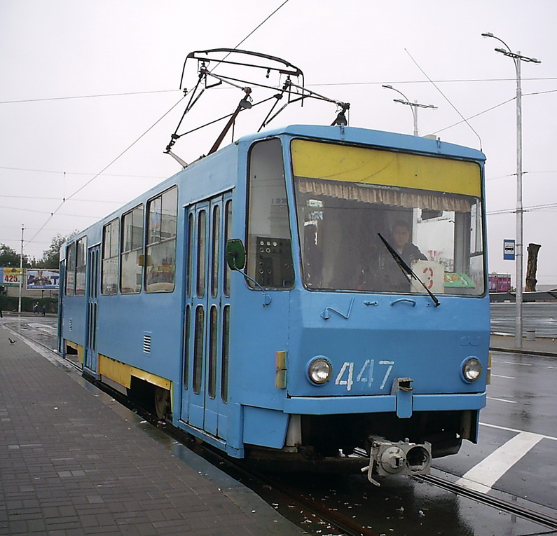 Запорожье, Tatra T6B5SU № 447