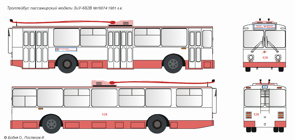 Joszkar-Oła — Trolleybus paint schemes