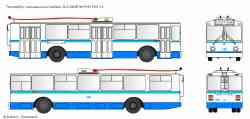 Yoshkar-Ola, ZiU-682V č. 138; Yoshkar-Ola — Trolleybus paint schemes