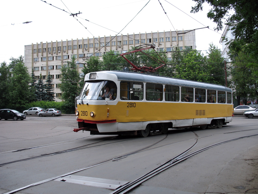 Moscow, Tatra T3SU № 2810