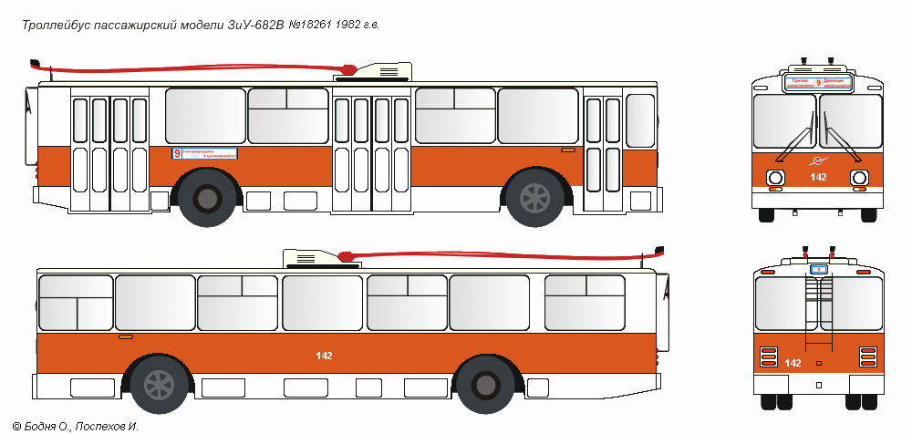 Joszkar-Oła — Trolleybus paint schemes